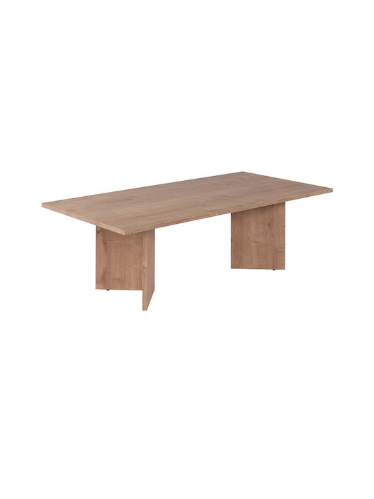 Mese De Cafea Centrală Rectangulară Sabin Din Lemn Sapphire Oak L119xL60xÎ40cm