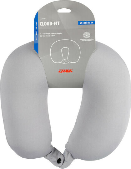 Lampa Cloudfit Μαξιλαράκι Ταξιδίου Πολυεστερικό Γκρι