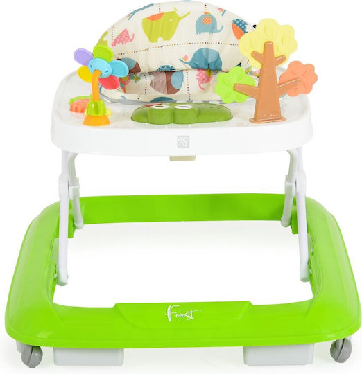 Moni Baby Walker with Music for 6+ Months Green