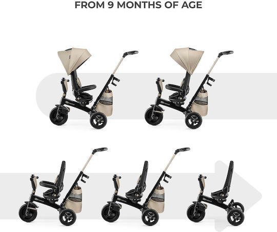 Kinderkraft Easytwist Μετατρεπόμενο με Χειρολαβή Γονέα 5 σε 1 Μπεζ