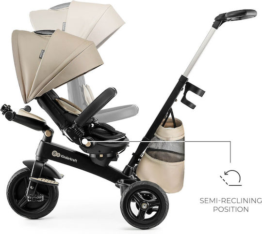 Kinderkraft Easytwist Μετατρεπόμενο με Χειρολαβή Γονέα 5 σε 1 Μπεζ