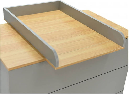Baby Kommode mit 3 Schubladen Cappuccino 90x50x88cm