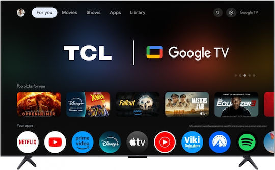 TCL Смарт Телевизор 55" 4K UHD Mini LED 55C61KS HDR (2025)