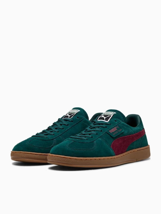 PUMA Super Team OG Sneakers Green Terrain - Ruby Shimmer - Gum