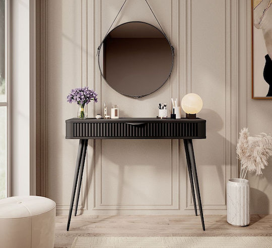 Console Table Wood & Metal Anthracite L100xW78xH38cm