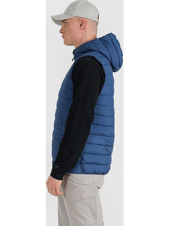 Sleeveless Jacket Blue