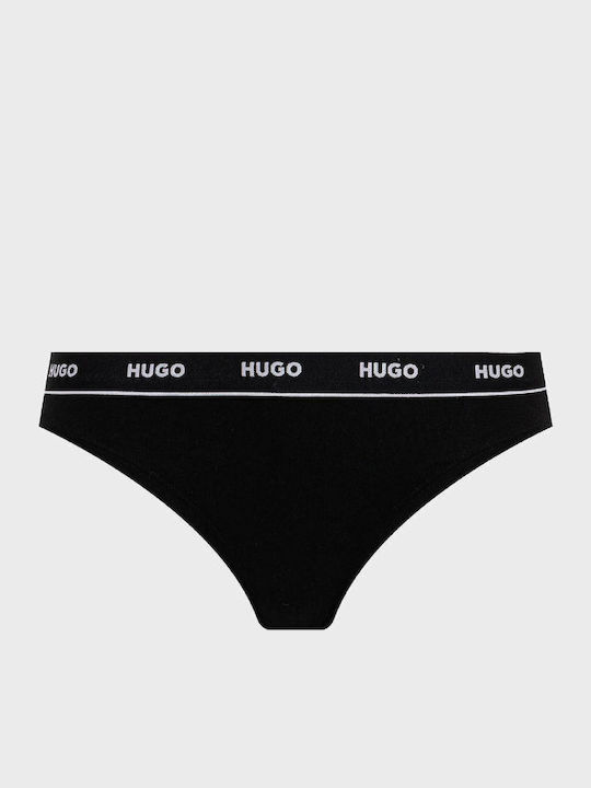Βαμβακερά Women's String 3Pack Black