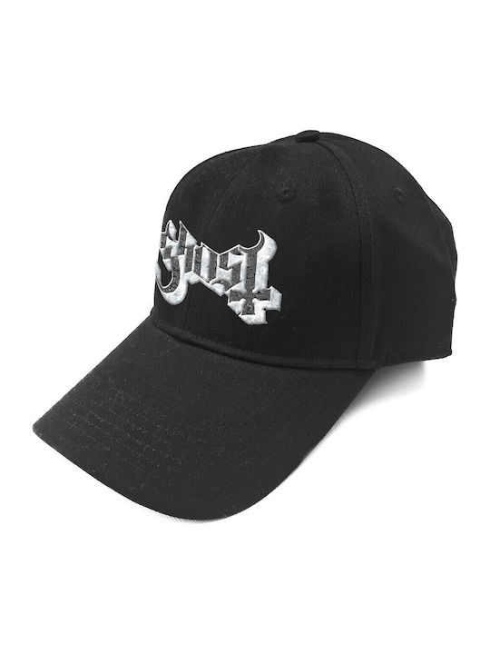 Καπέλο Ghost Sonic Silver Logo Baseball Cap Black Ghosscap01b