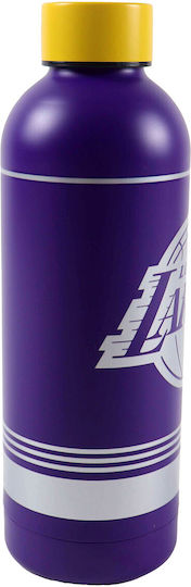 NBA Μπουκάλι Θερμός Ανοξείδωτο 530ml Lakers