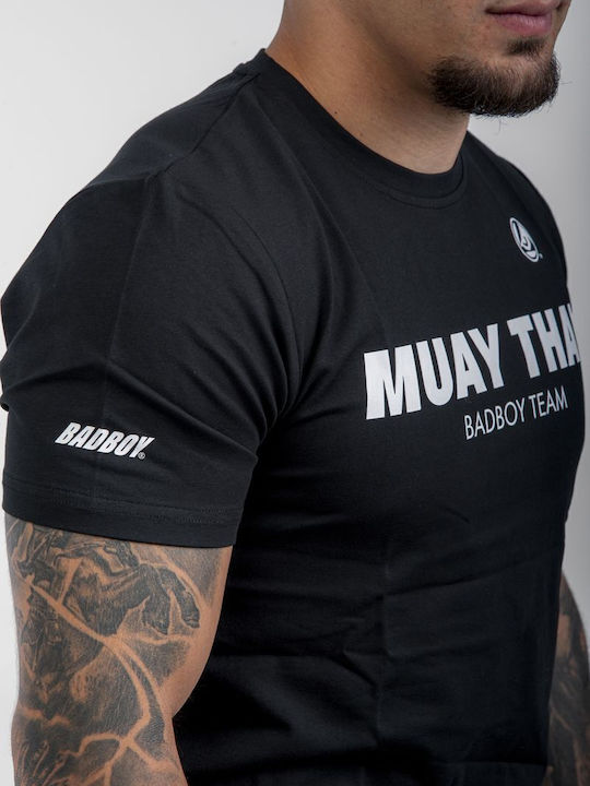 Bad Boy Short Sleeve Shirt BB-000022-100 for Muay Thai Black