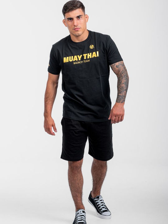 Bad Boy Short Sleeve Shirt BB-000022-105 for Muay Thai Black