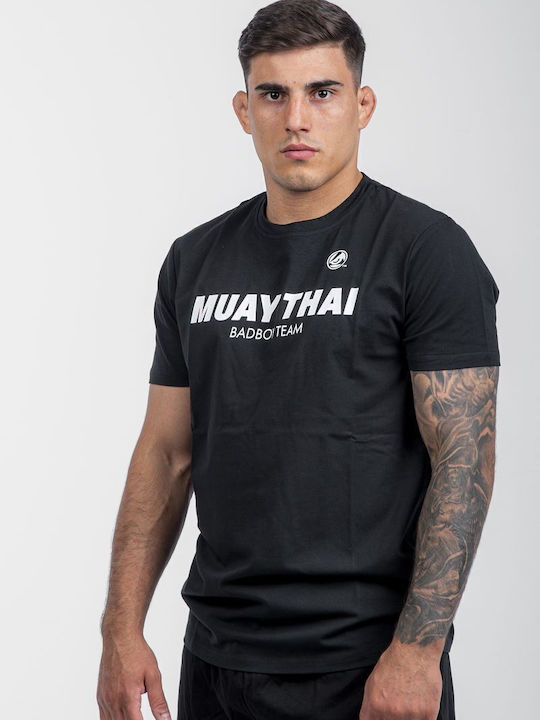 Bad Boy Short Sleeve Shirt BB-000022-100 for Muay Thai Black