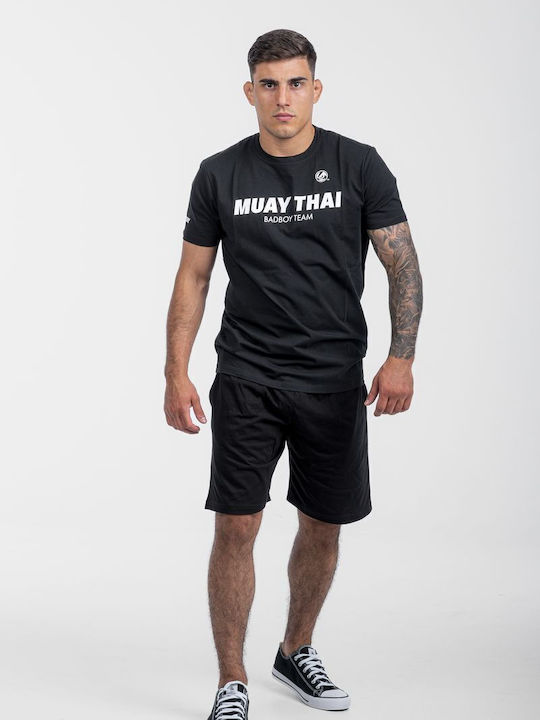 Bad Boy Short Sleeve Shirt BB-000022-100 for Muay Thai Black