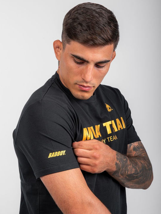 Bad Boy Short Sleeve Shirt BB-000022-105 for Muay Thai Black