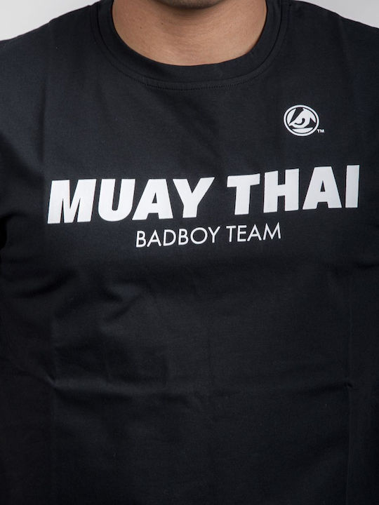Bad Boy Short Sleeve Shirt BB-000022-100 for Muay Thai Black