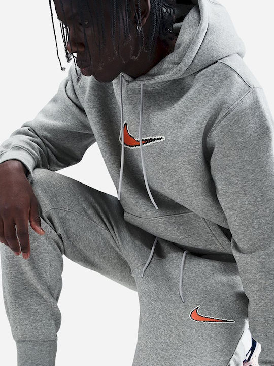 Sportswear Παντελόνι Φόρμας με Λάστιχο Γκρι