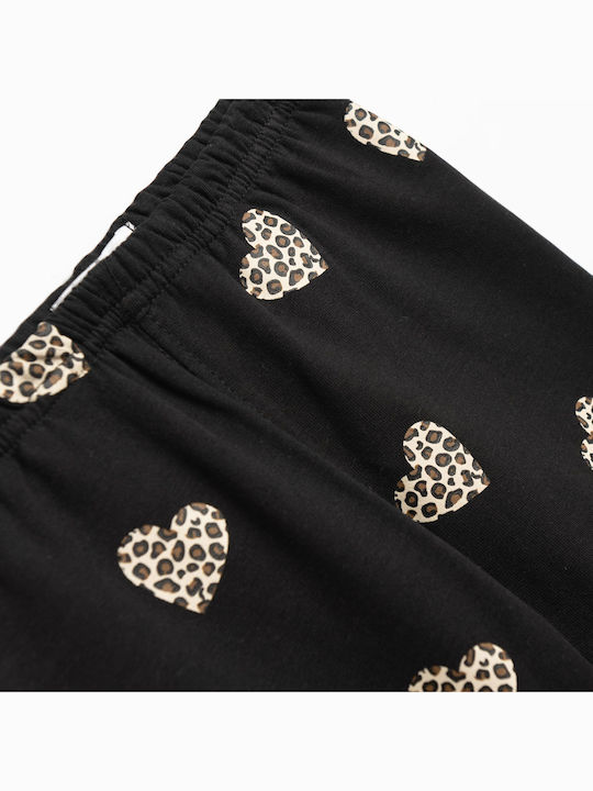 Kids' Set with Leggings Winter 2pcs Gold
