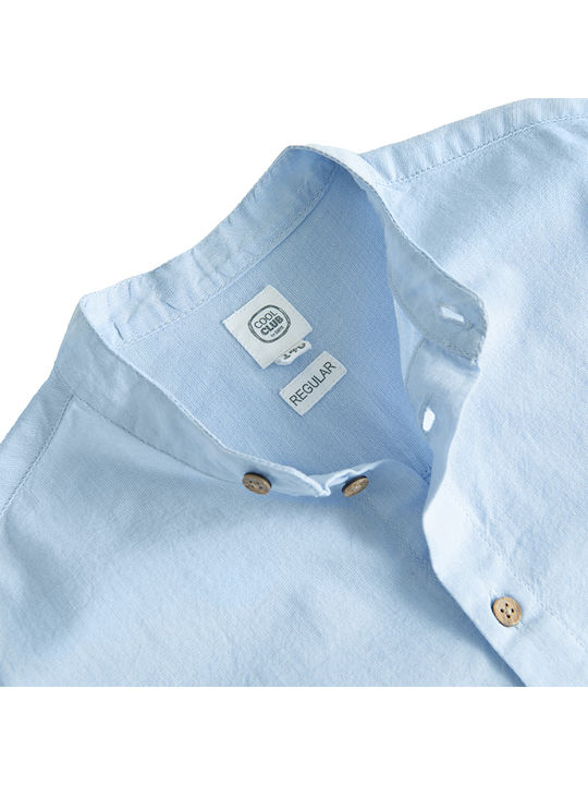 Kids Shirt Long Sleeve Blue