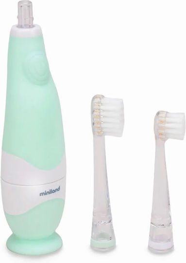 Miniland Children's Electric Toothbrush with Chronograph for 3+ Years with Replacement Heads