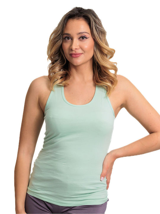 Women's T-Shirt and Racer Back with Racer Back Blue