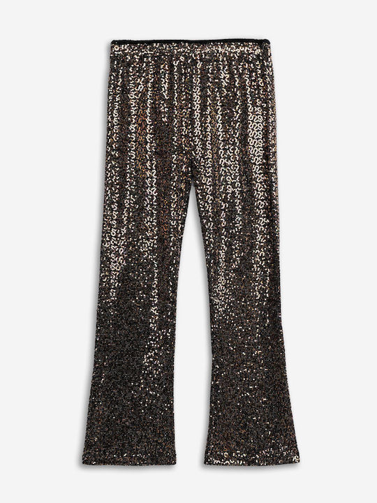 Funky Pantalon Larg pentru Copii Negru