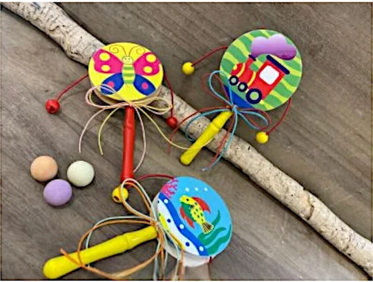 Wooden Percussion Kids (Various Designs/Assortments of Designs) 1pc