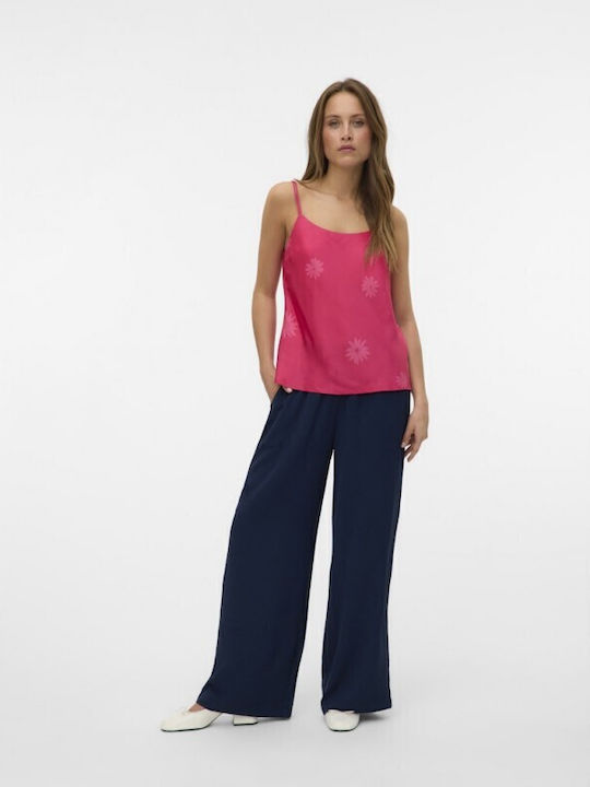 Aware Damen Sommer Bluse mit Trägern Raspberry