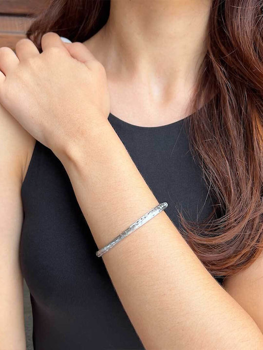 Xryseio Дамско Гривна Белезници от Бяло злато 14K