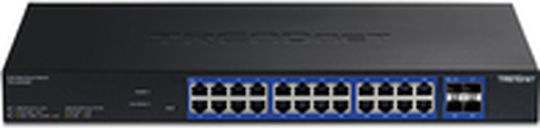 Trendnet TEG-3284WS L2 Switch με 24 Θύρες Gigabit (1Gbps) Ethernet και 4 SFP Θύρες