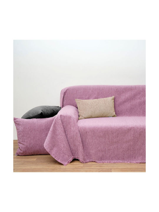 Anna Riska Διακοσμητική Μαξιλαροθήκη 1300 Lilac Ζεύγος 2τμχ 42x42εκ.