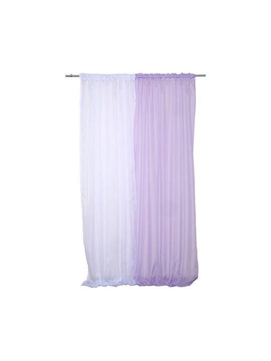 Viopros Orange Pencil Pleat Curtain 140x270cm