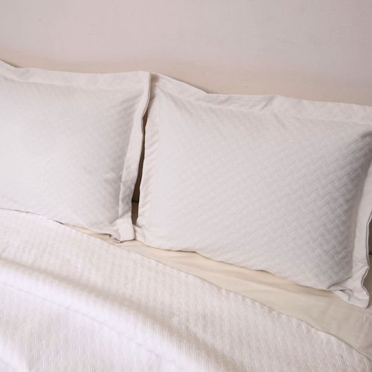 Viopros Pillowcase Oxford Ecru 50x70cm.