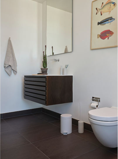 Zone Denmark Inox Καλαθάκι Μπάνιου 3lt Γκρι