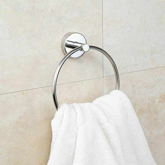 Karag Ράγα Μπάνιου Μονή Επιτοίχια με Βίδες 17x5.2cm Inox Γκρι Karag Ράγα Μπάνιου Μονή Επιτοίχια με Βίδες 17x5.2cm Inox Γκρι