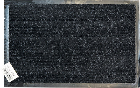 Chios Hellas Fußmatte Teppich mit rutschfester Unterlage Schwarz 100x160cm