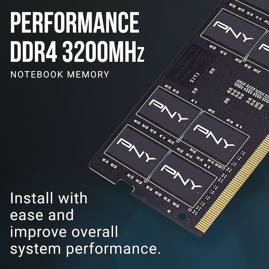 PNY Performance DDR4 with 1x16GB Module and Speed 3200 for Laptop