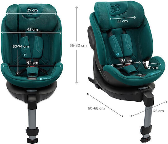 Kinderkraft Xrider 2 Baby Car Seat i-Size with Isofix Green