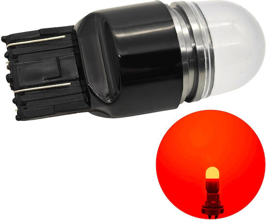 W21/5w Led Bulb 7443 12v 900lm Canbus Red