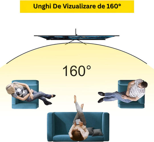 Οθόνη Προβολής Projector Δαπέδου με Λόγο Εικόνας 16:9 / 100"