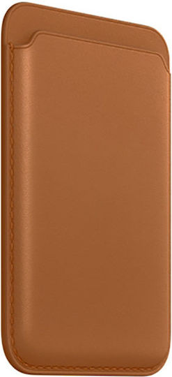 Eko Cardholder Magnetic Fastening Magsafe In Leather Brown