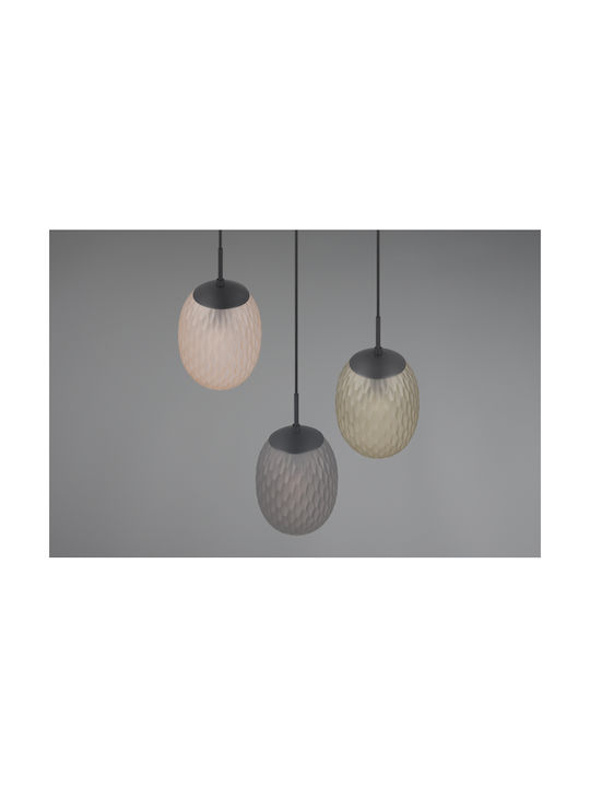 Trio Lighting Pendant Light Black 43x150cm