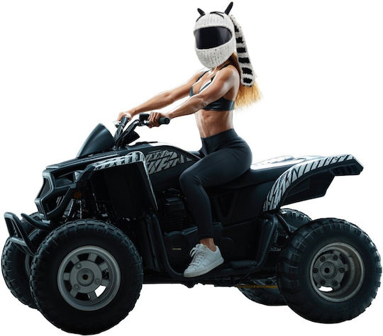 Căciulă Albă Pentru Casca Rider