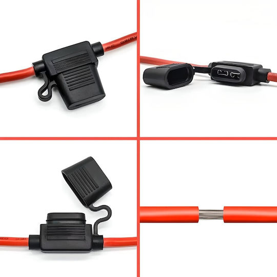 Fuse Socket 14 Awg Cable Universal Sealed High Current
