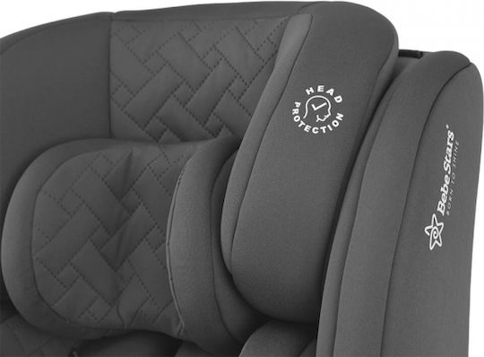 Bebe Stars Epic Scaun Auto pentru Copii i-Size cu Isofix Smoked Grey 0-36 kg