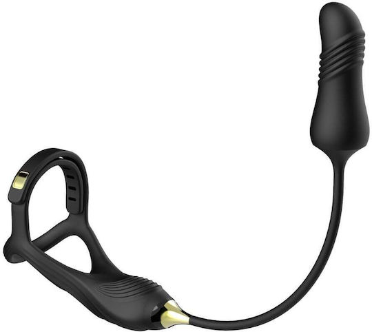 Cock Ring Thrusting Butt Plug