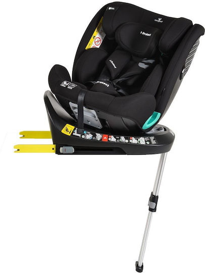 Cangaroo i-Protect Scaun Auto pentru Copii i-Size cu Isofix Anthracite Black 0-36 kg