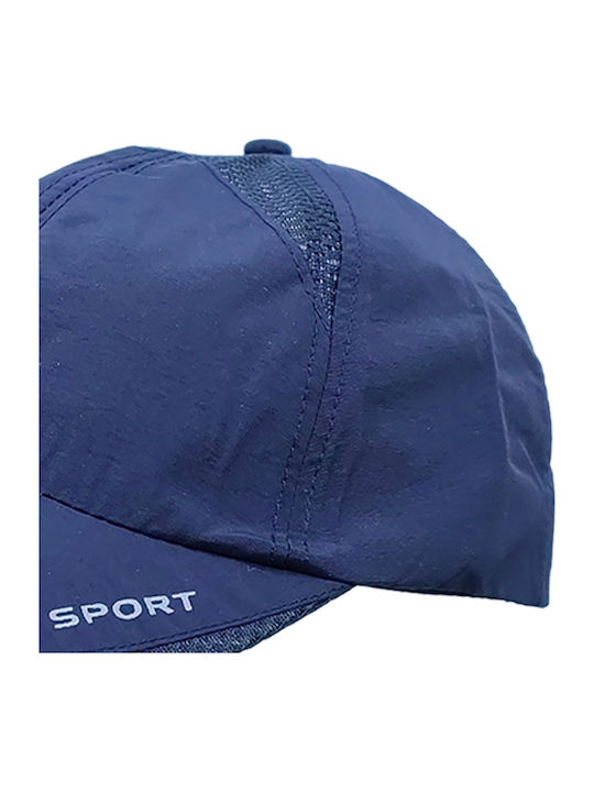Șapcă Jockey Microfibră Uscare Rapidă Pentru Bărbați Boruri Margini Albăstre