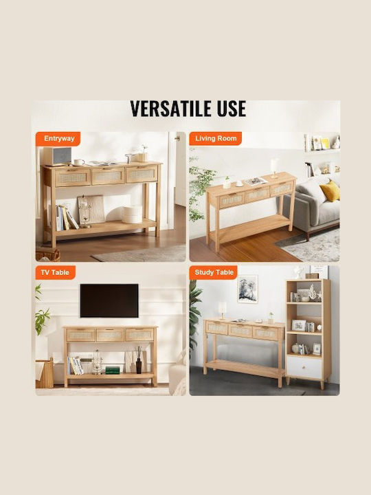 Konsole L130.5xB30xH81.5cm