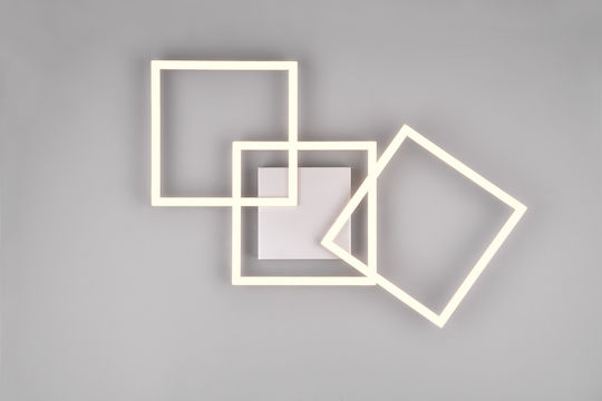 Trio Lighting Plafonieră de Tavan 44.6buc Gri cu LED Integrat