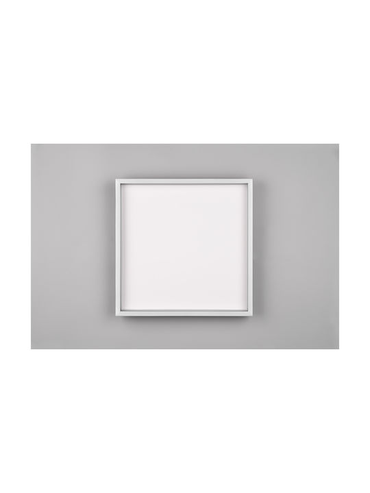 Trio Lighting Πλαφονιέρα Οροφής 35εκ. Μαύρη με Ενσωματωμένο LED και Τηλεχειριστήριο